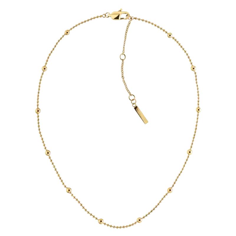 Calvin Klein Colar Duplo Dourado 35000950