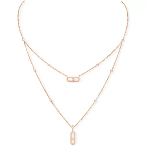 Fio Move Uno ouro rosa com diamantes