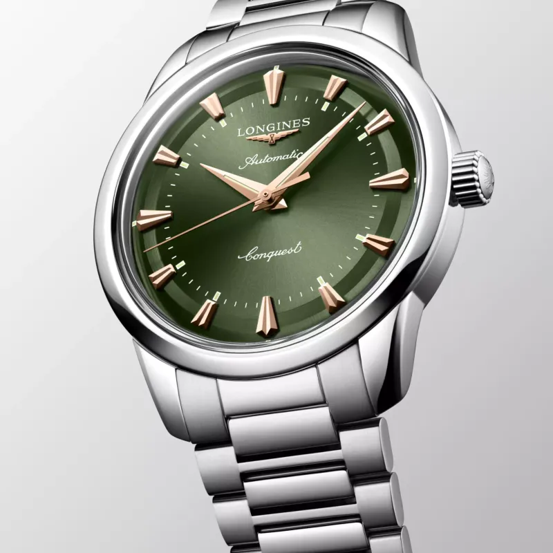 Longines Heritage Aço/Verde L16504026