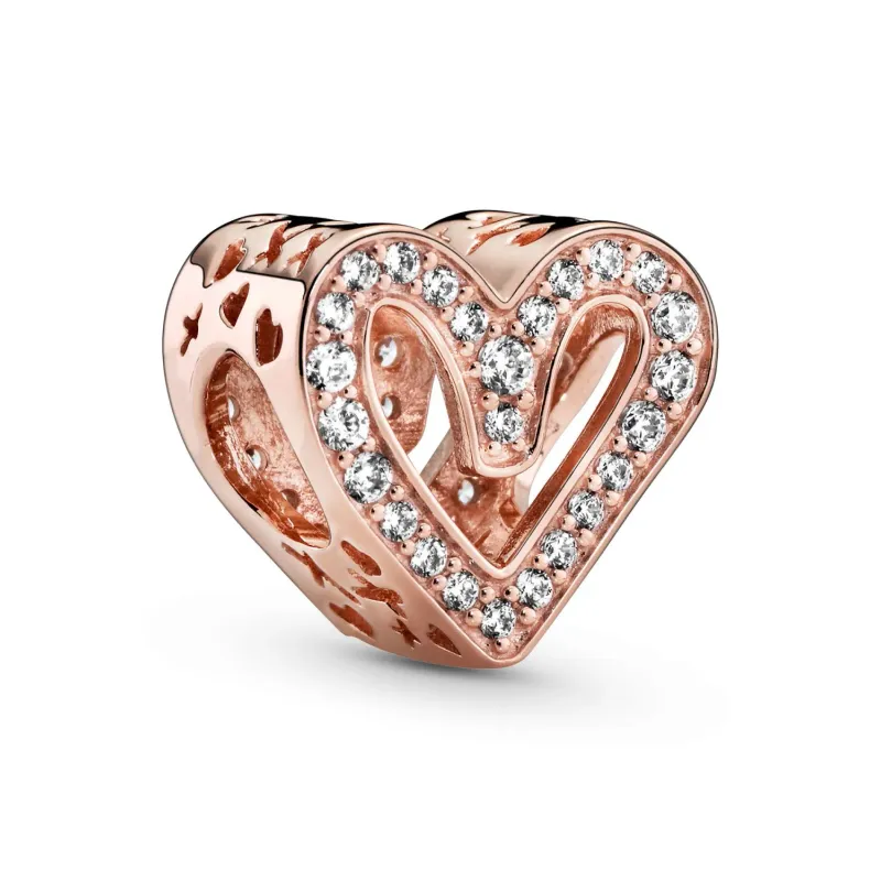 Pandora Conta Coração Freehand Brilhante 788692C01