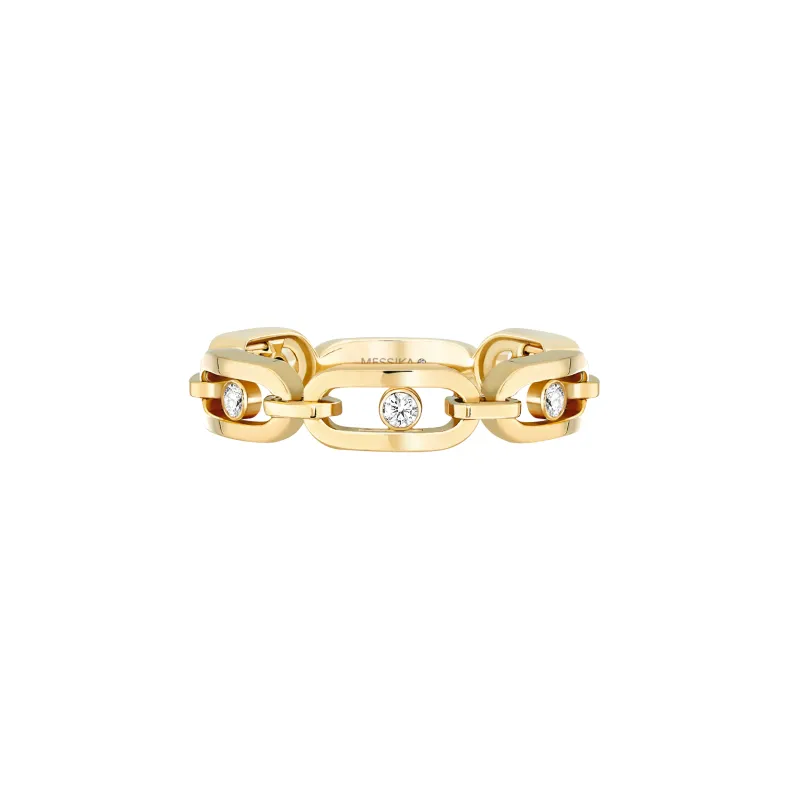 Messika Yellow Gold Ring with Diamonds MEK01AN12078YG54