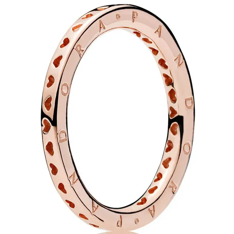 Pandora Anel Pandora Rose Heart 187133-54