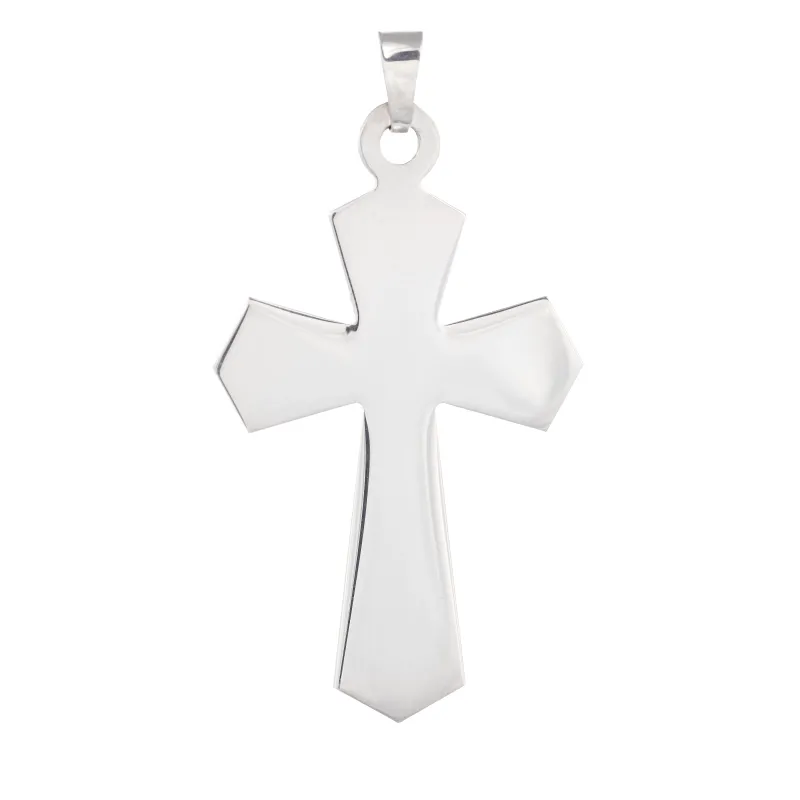 Marcolino Berloque Prata Cruz Chapa 41mm 114073