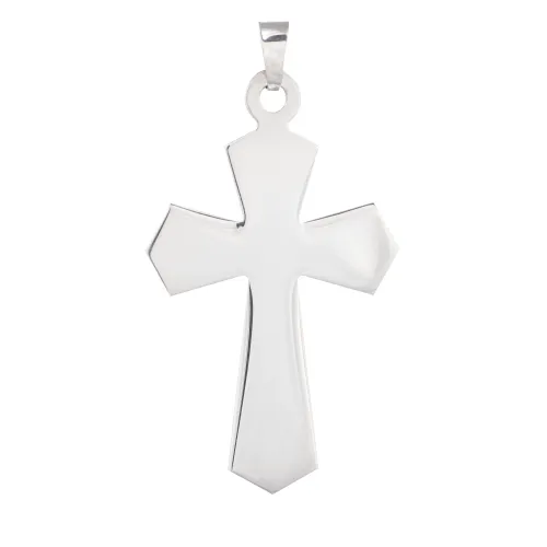 Imagem Berloque Prata Cruz Chapa 41mm