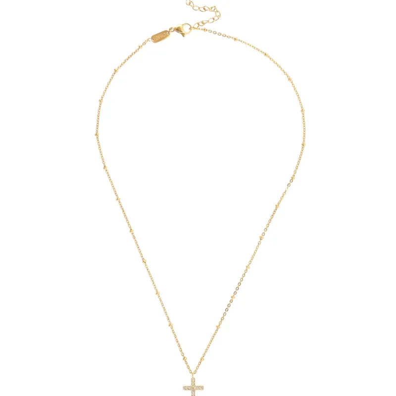 One Reflexions Crossed Necklace OJRN03G