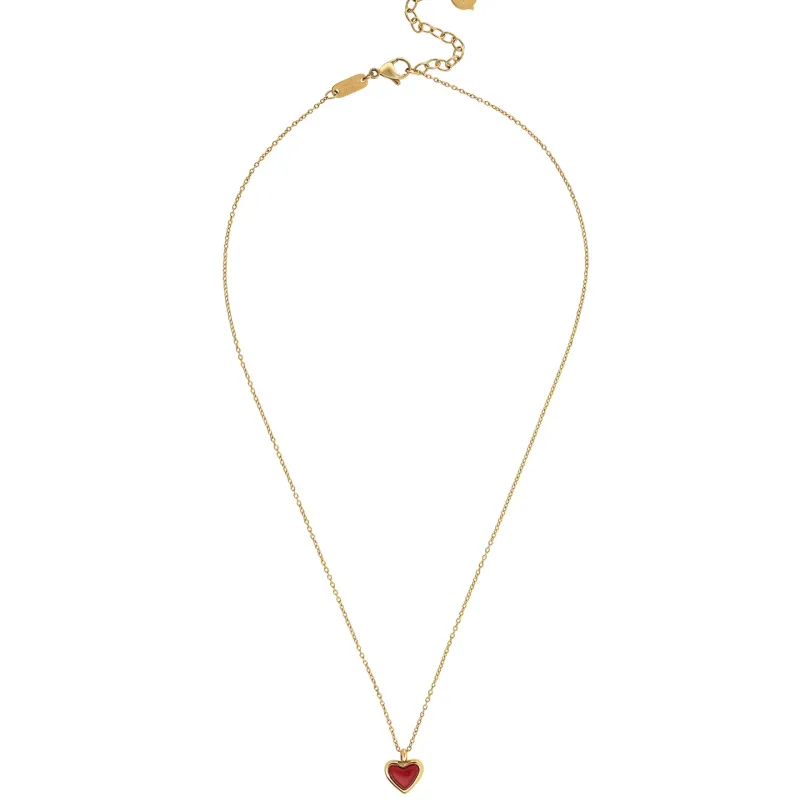 One ONE Red Flame Necklace OJRDN01G