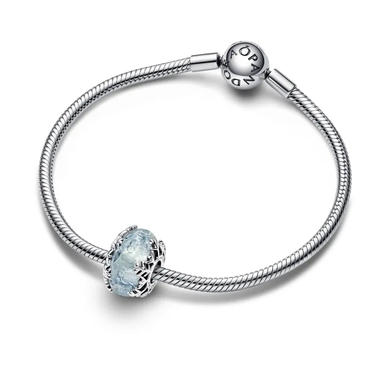 Pandora Conta Winter Blue Snowflake Murano 792377C00