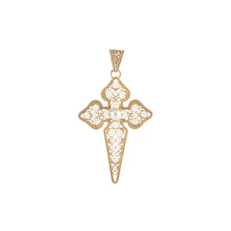 Marcolino Cruz de Filigrana em Prata 01CR-PD0205