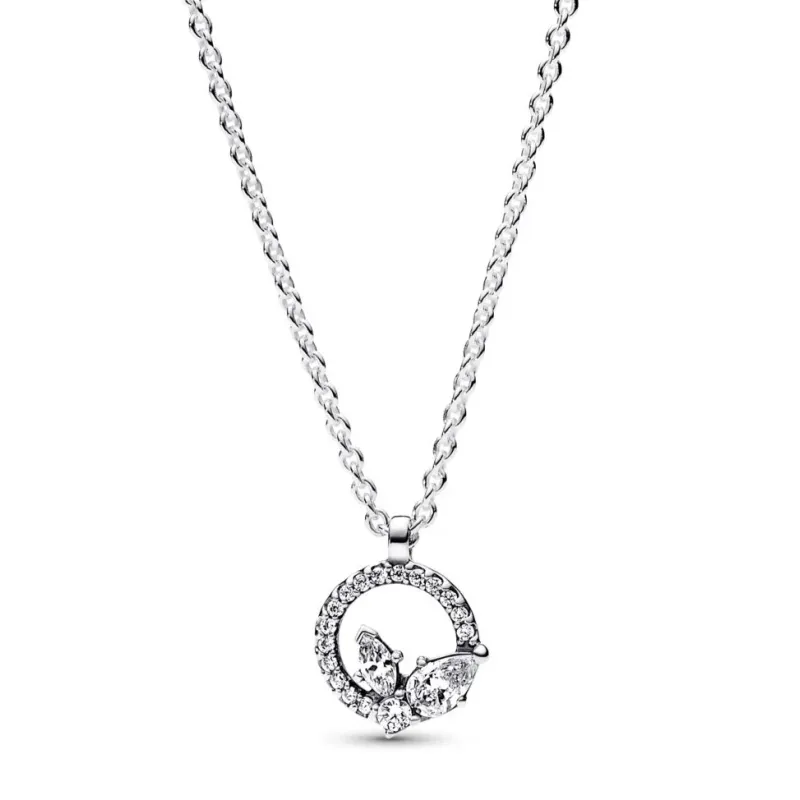 Pandora Colar com Pendente Sparkling Herbarium Circle & Cluster 392620C01-45