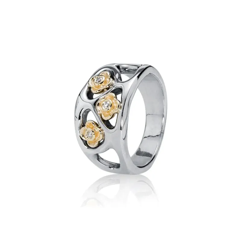 Marcolino ANEL OR 8,8Gr 0.18Ct CRISTAL ROCHA 2.57 90154