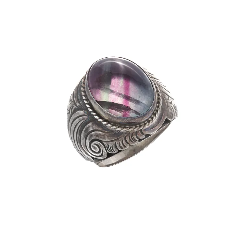 Marcolino Anel em Prata com Pedra AN230504