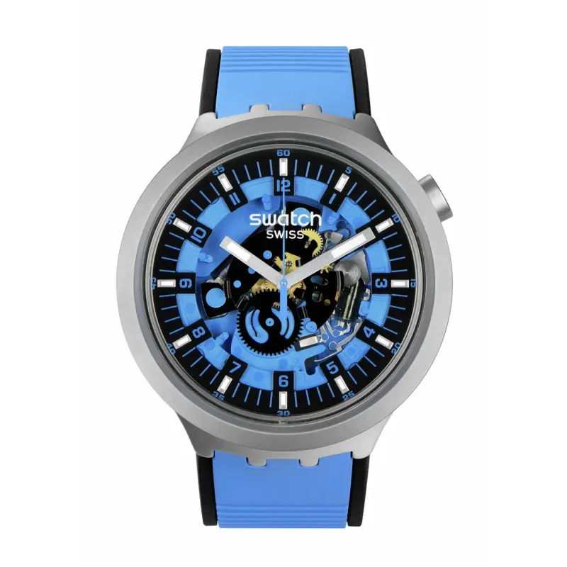 Swatch BIG BOLD IRONY AZUR BLUE DAZE SB07S106