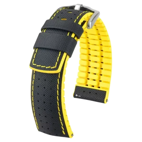 Imagem Bracelete Robby Preto/Amarelo L