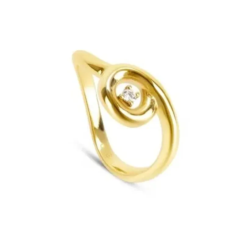 One Anel InfinityTwisted Gold OJIFR03G-7