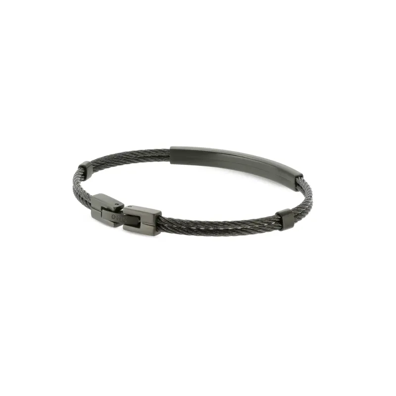 One Endurance Black Bracelet OAMB4208SP