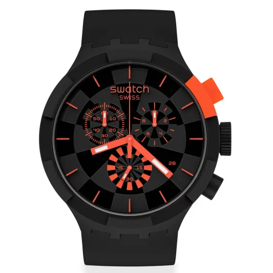 Swatch Checkpoint Red SB02B402