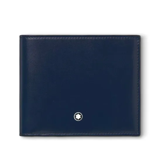 Montblanc Meisterstück Wallet 4cc Coin Case ink blue 131934