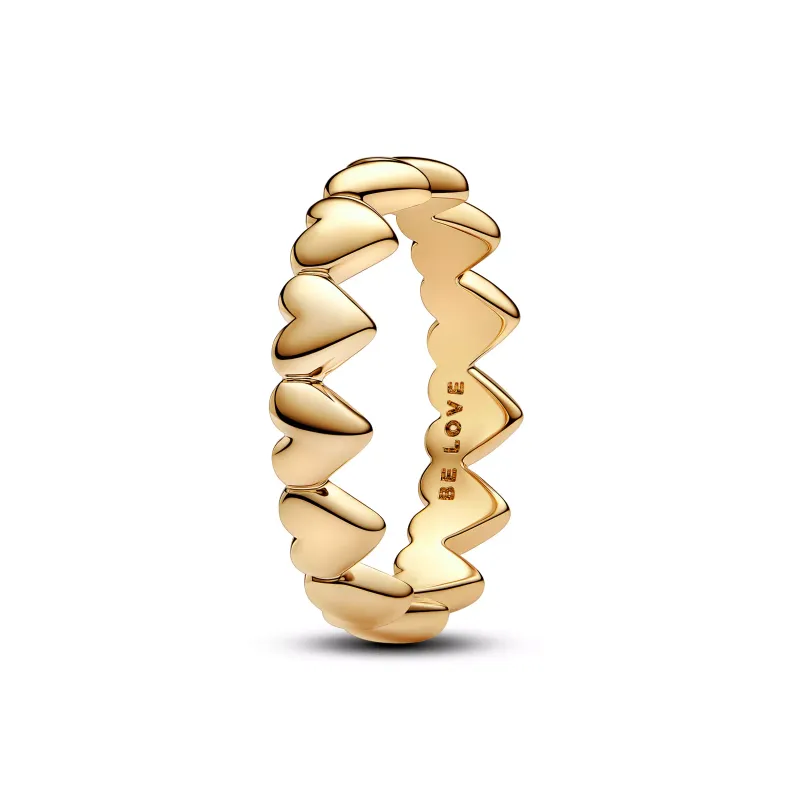 Pandora Anel Fila de Corações 163427C00-54