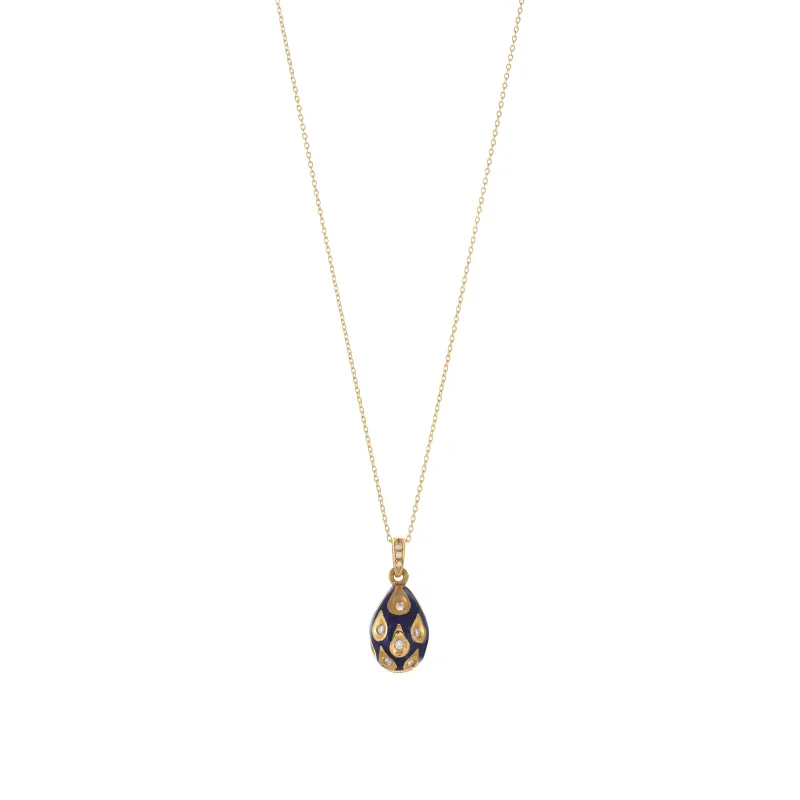 Aquaverdi Necklace Egg Blue CL.OVO5POA.BLU