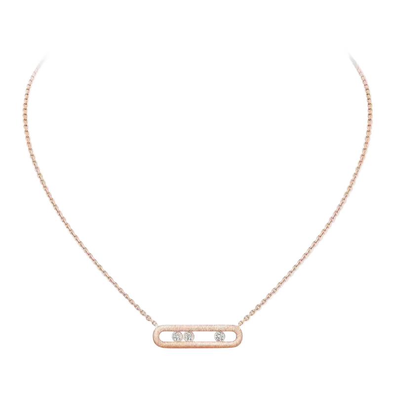 Messika Colar de Diamantes em Ouro Rosa FI.14667.PG