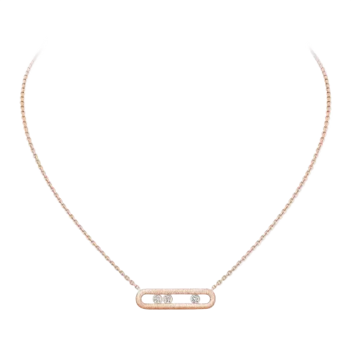 Image Rose Gold Diamond Necklace