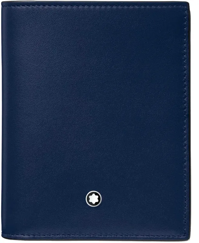 Montblanc Carteira Meisterstück Compacta 6cc Azul 131695
