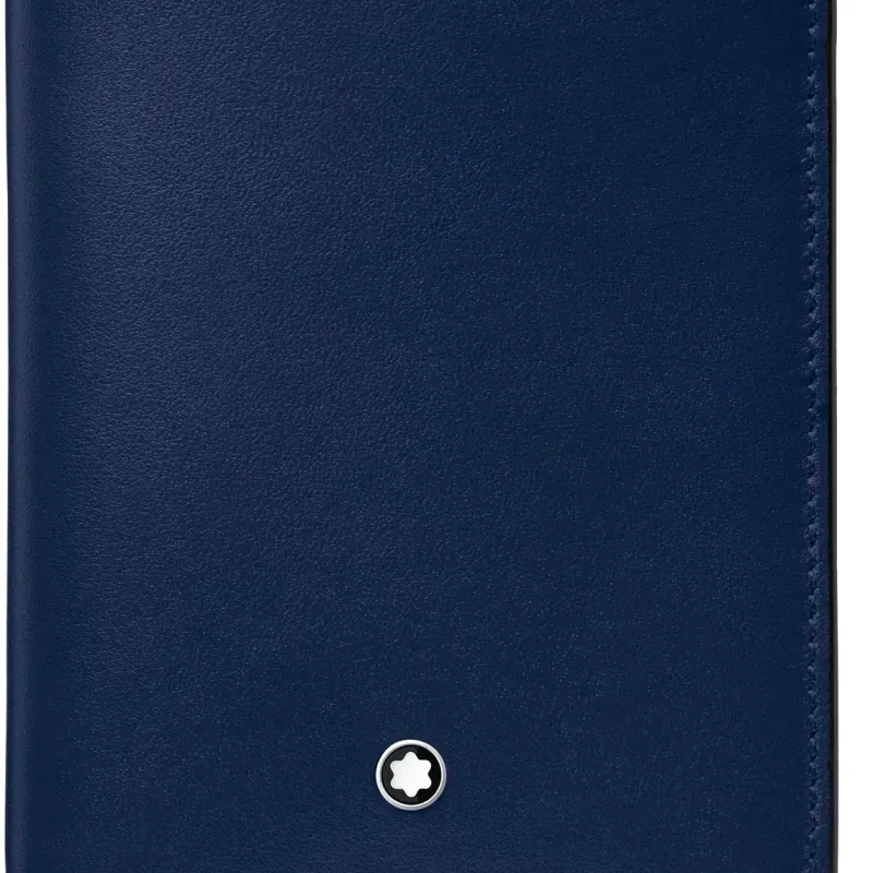Montblanc Carteira Meisterstück Compacta 6cc Azul 131695