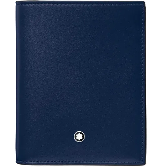 Montblanc Meisterstück Compact Wallet 6cc ink blue 131695