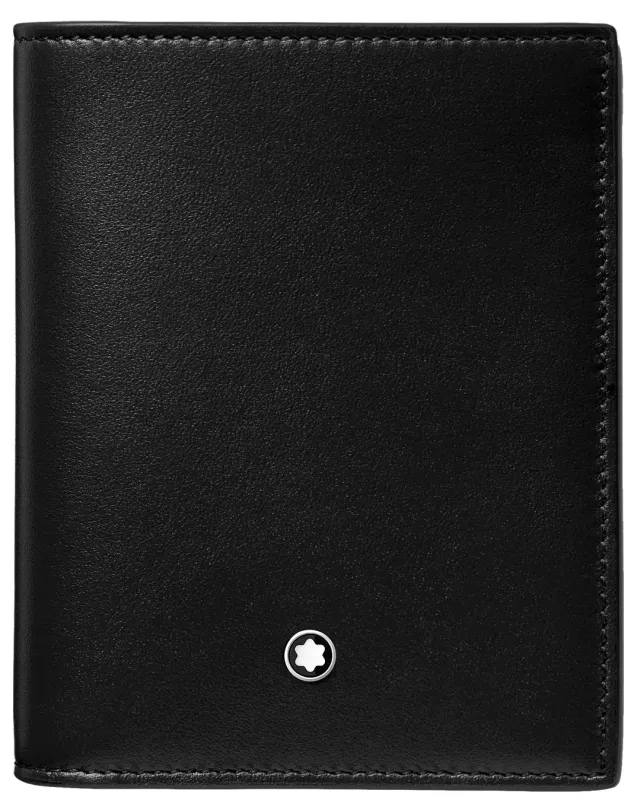 Montblanc Meisterstuck Compact Wallet 6cc Black 129677