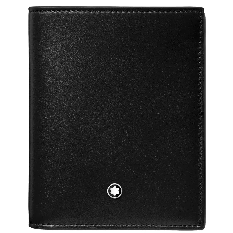 Montblanc Meisterstuck Compact Wallet 6cc Black 129677