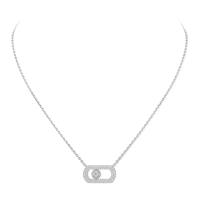 Messika Colar de Diamantes em Ouro Branco MEK02FI12945WG