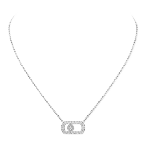 Image White Gold Diamond Necklace