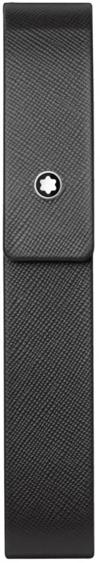 Montblanc LEATHER MONTBLANC SARTORIAL 1 PEN POUCH HARD SHELL BLACK 114616