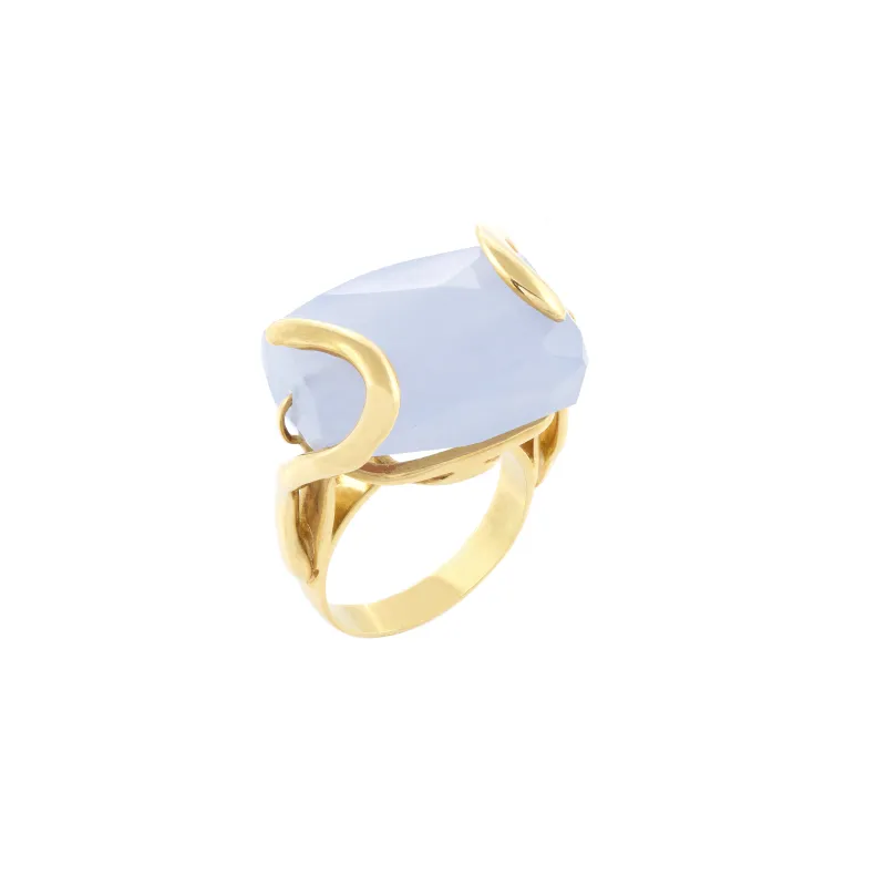 Marcolino Calcedonio Ring Yellow Gold RJAN6024