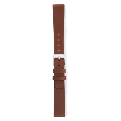 Imagem Pulseira Couro Castanho Fviela Prateado