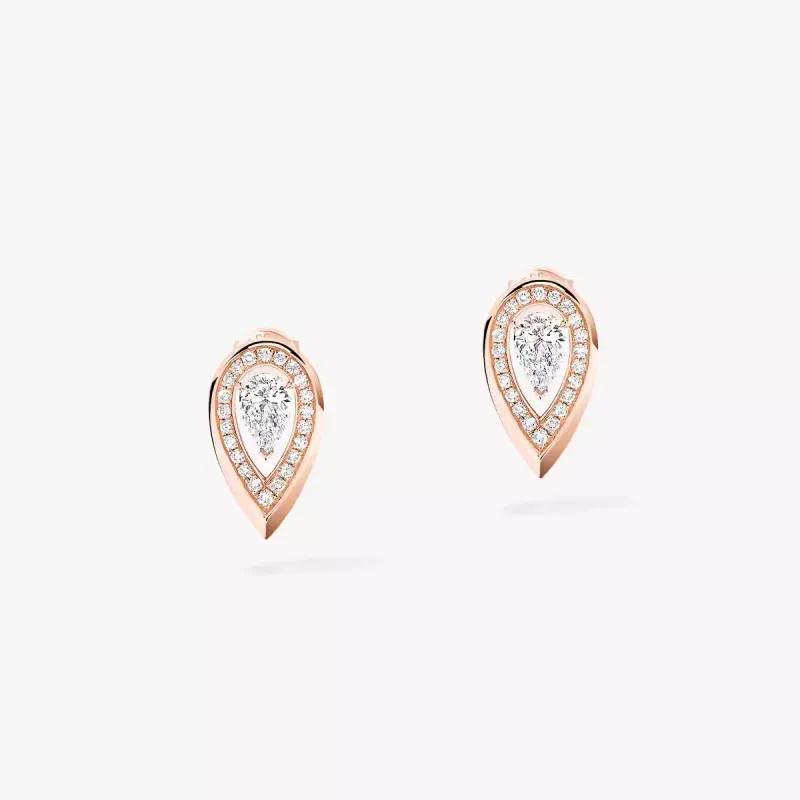 Messika Brincos de Diamante em Ouro Rosa BR.12809.PG