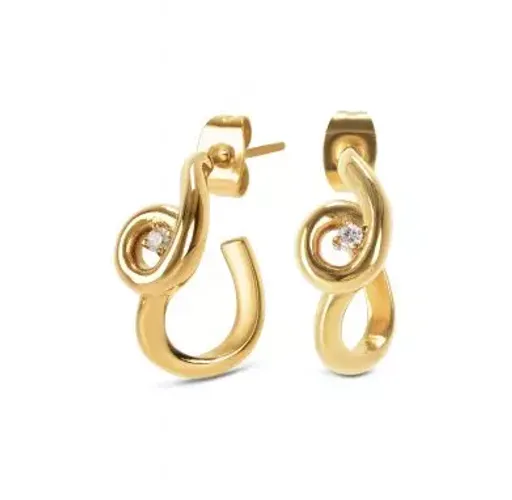 Brincos InfinityTwisted Gold                                