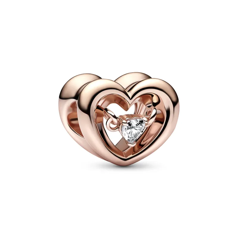 Pandora Conta Mulher Pandora Radiant Heart & Floating Stone 782493C01