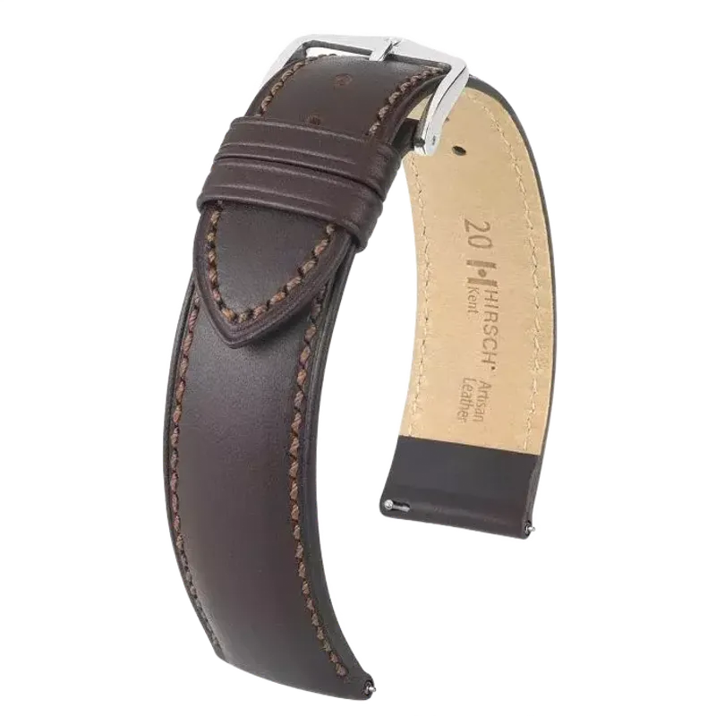 Hirsch Bracelet Kent L Dark Brown 01002110-2-12