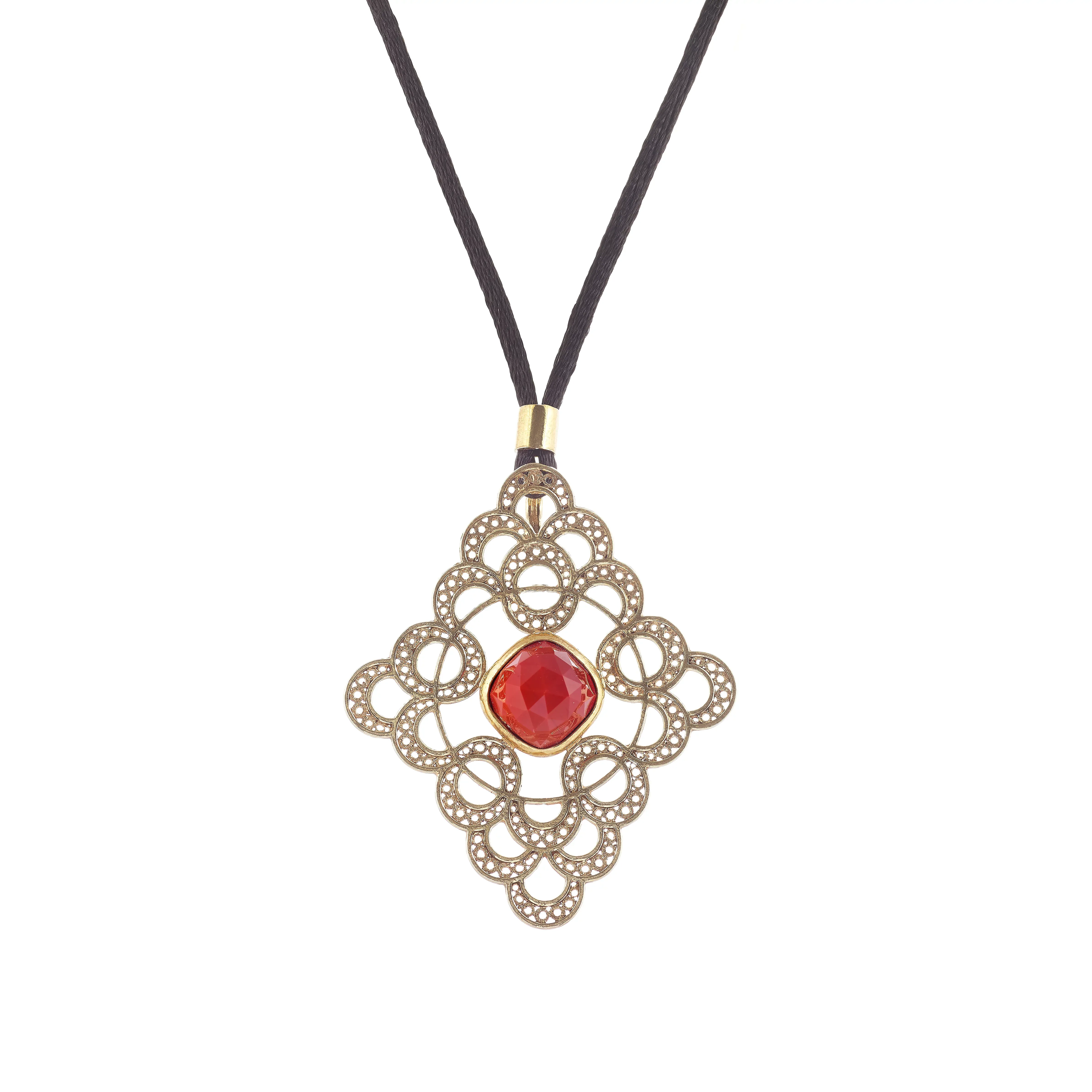 Image Silver Filigree Necklace