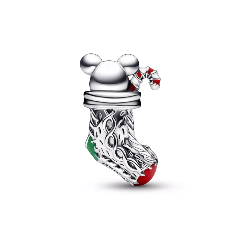 Pandora Festive Mouse & Stocking Charm 792366C01