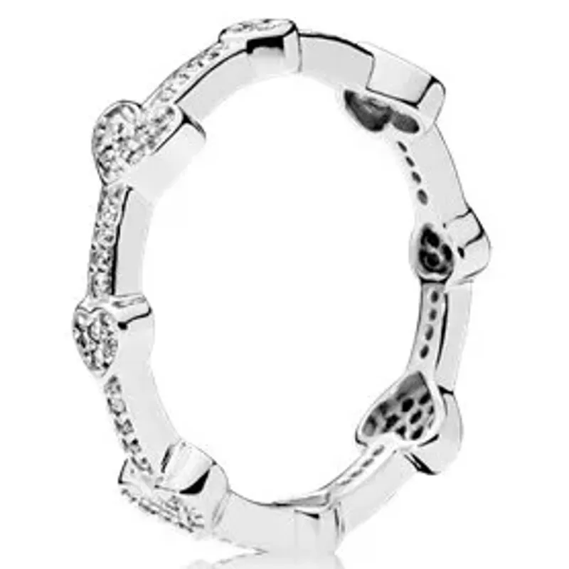 Pandora ANEL AG C/ZR ALLUR HEARTS 1,9g 197729CZ-50