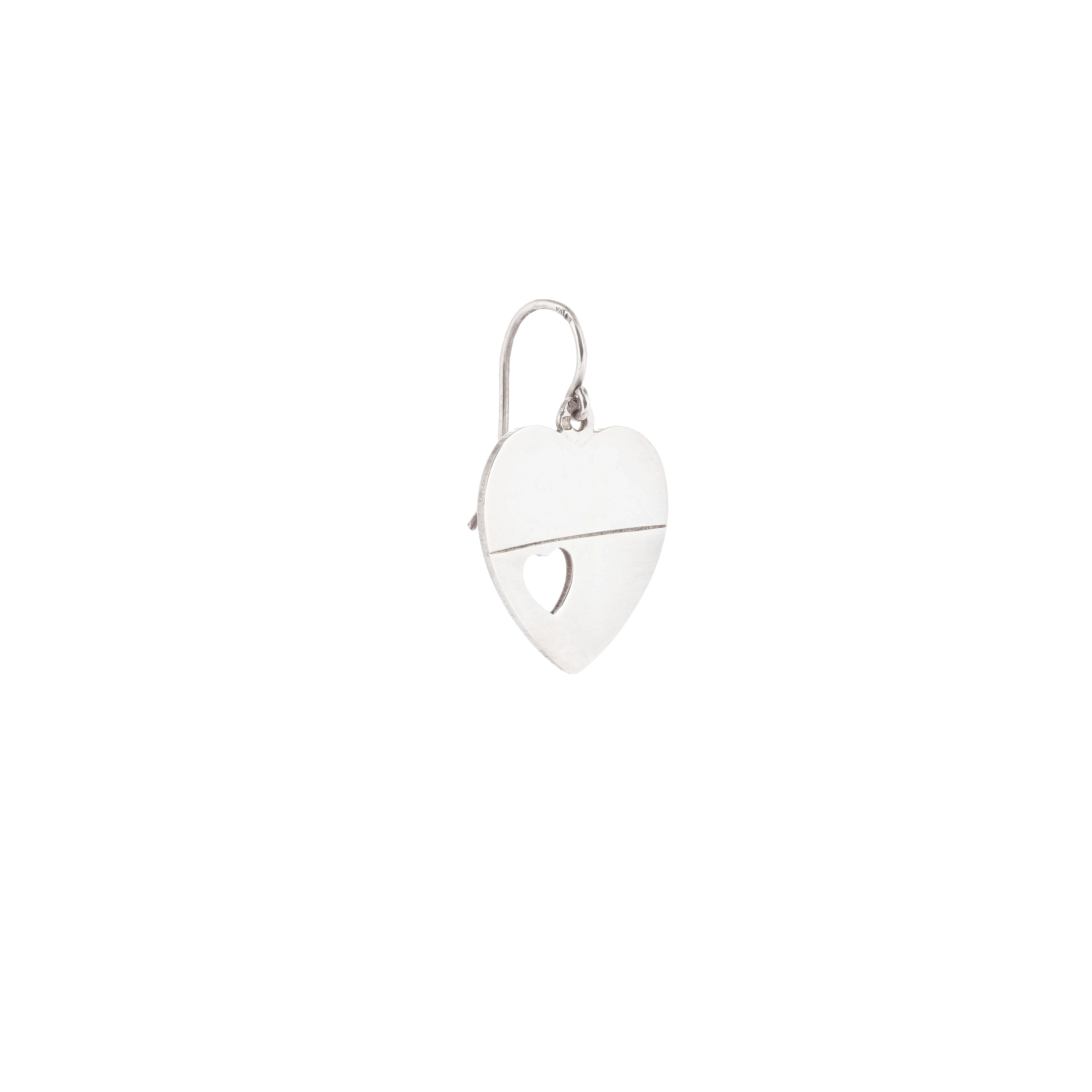 Image Silver Heart Earrings