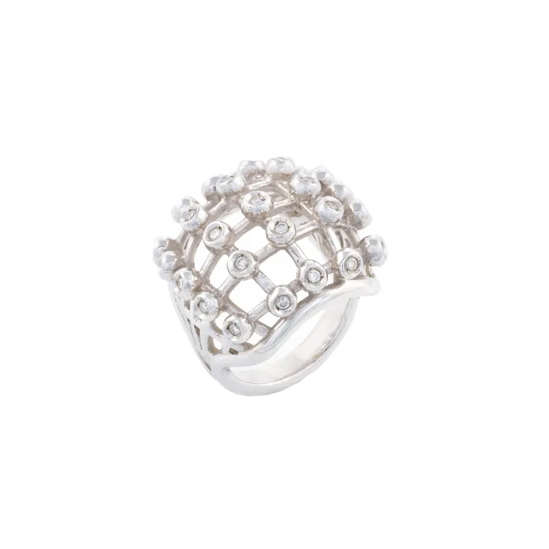 Marcolino Anel Ouro Branco Onix FMAN5947