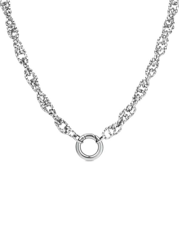 One ONE Energy Union Double Silver Master Necklace OJNMS04