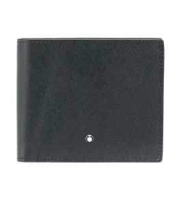 Sartorial Wallet, Leather, Jacquard, Preta, 4 Cartões