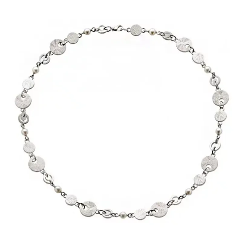 Montblanc COLAR DE PRATA C/ PEROLAS 101513