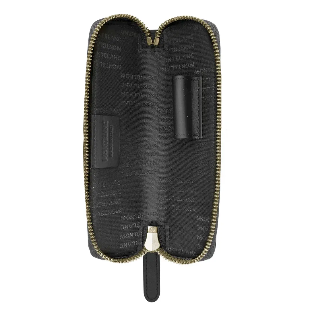 Image 1 Pen Pouch with Scarab Print Black                         