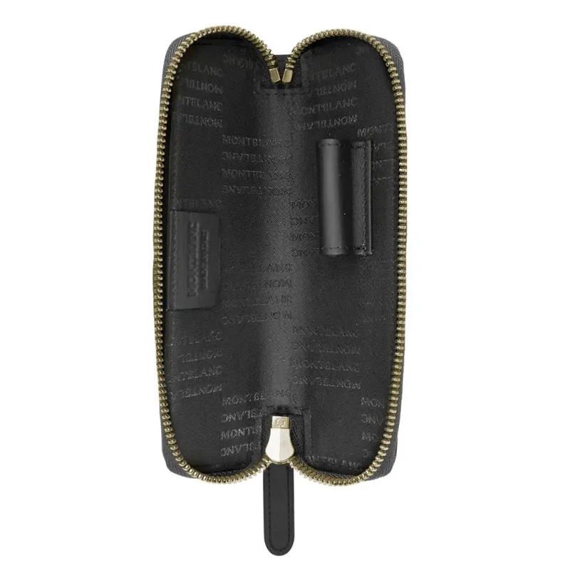 Montblanc 1 Pen Pouch with Scarab Print Black                          126271