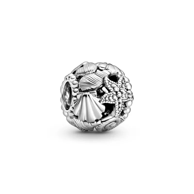 Pandora Openwork Starfish, Shells & Hearts Charm 798950C00